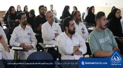 برگزاری دوره آموزشی کمک‌های اولیه ویژه بهیاران آسایشگاه خیریه کهریزک تهران
