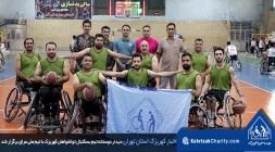 دیدار دوستانه تیم بسکتبال توانخواهان کهریزک با تیم ملی عراق برگزار شد
