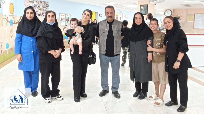 حضور بازیگران سینما و تلویزیون در آسایشگاه خیریه کهریزک البرز